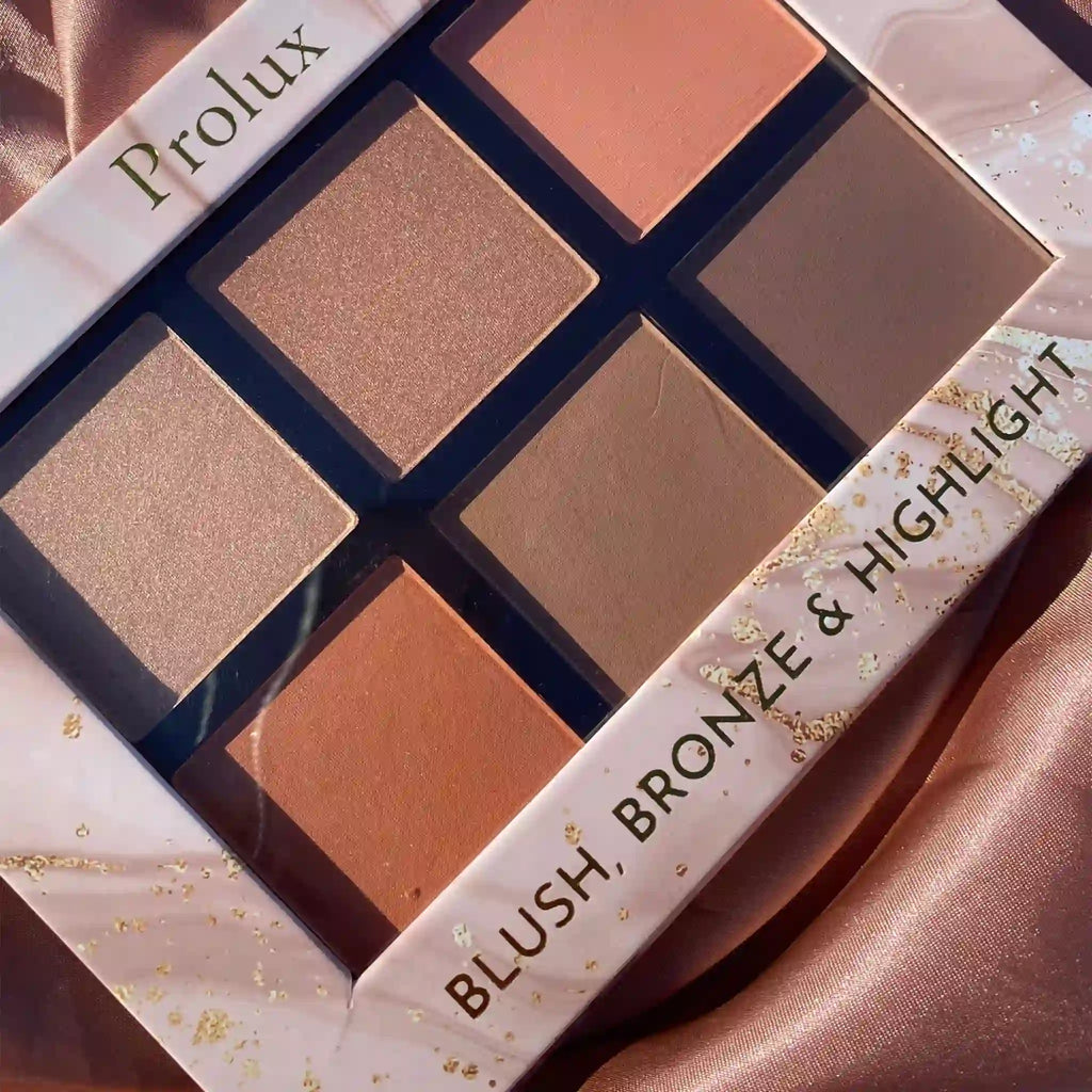 Prolux Blush Bronze Highlight Palette
