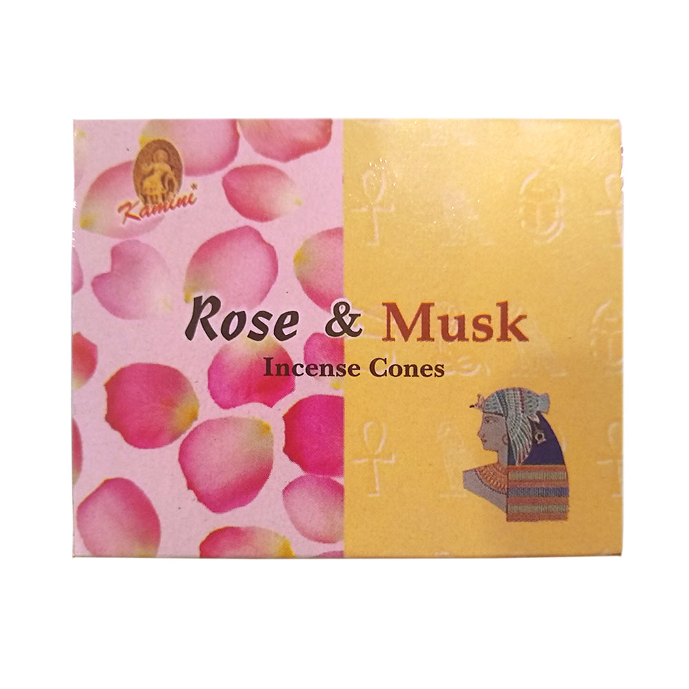 Kamini Rose Musk Incense Cones