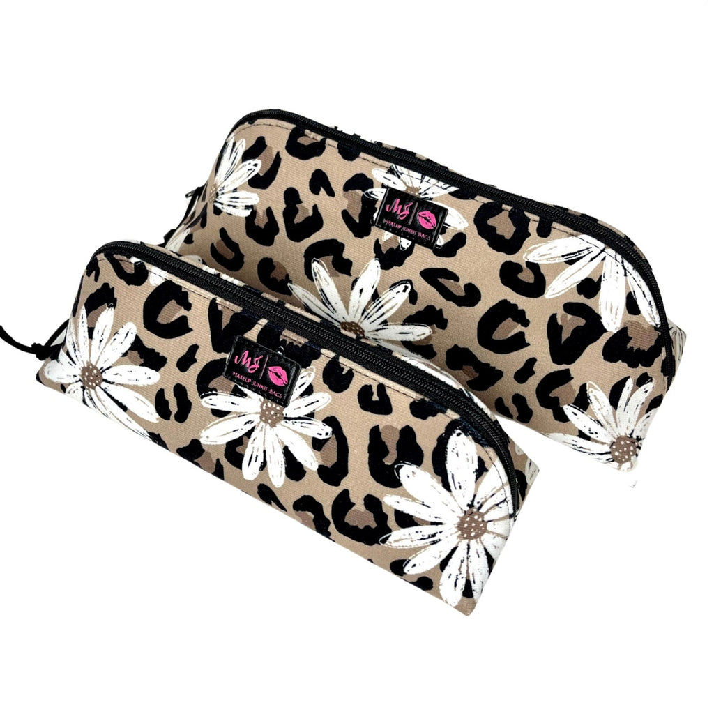 Cheetah Daisy Joey Pouch