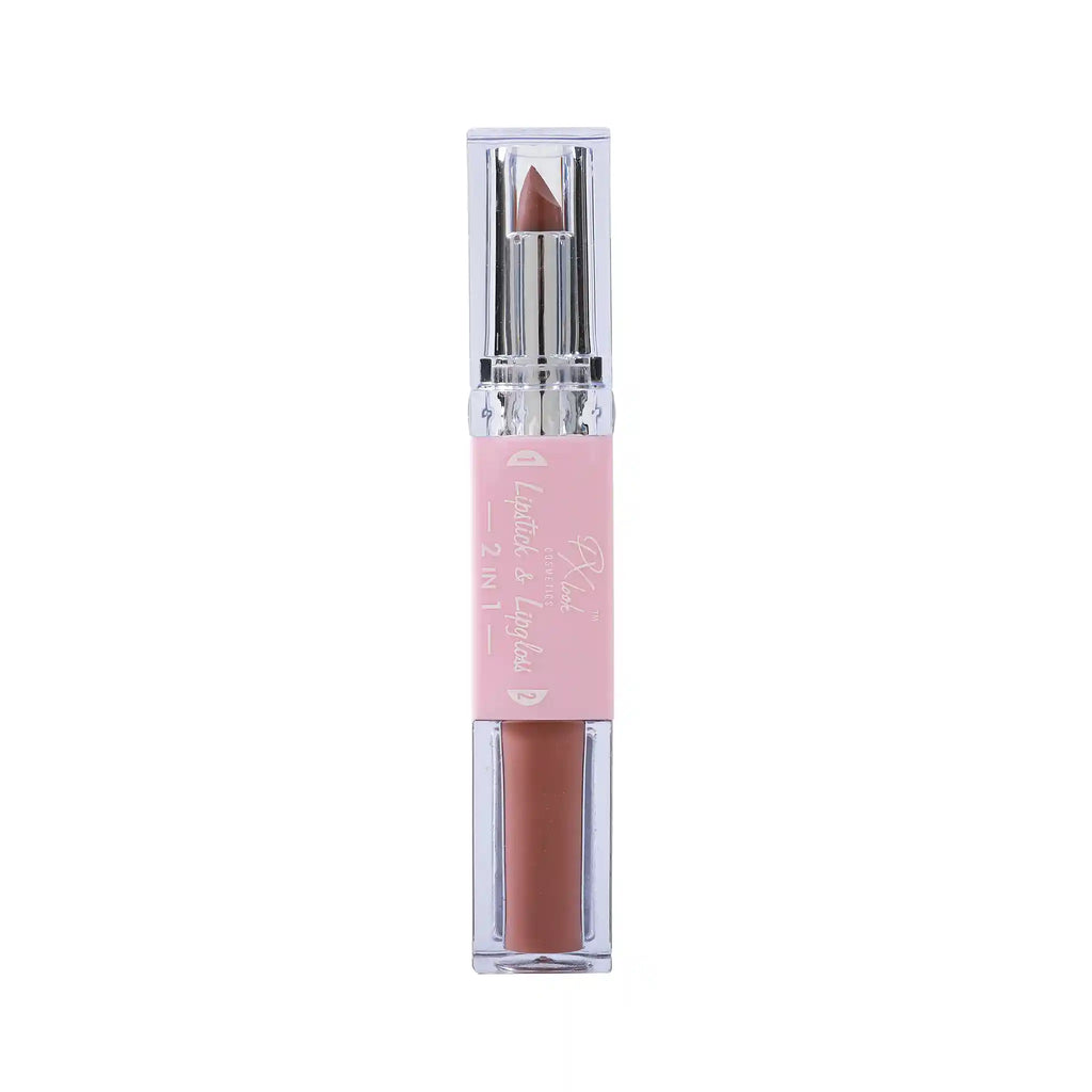 2-in-1 Lipstick and Lip Gloss Combo