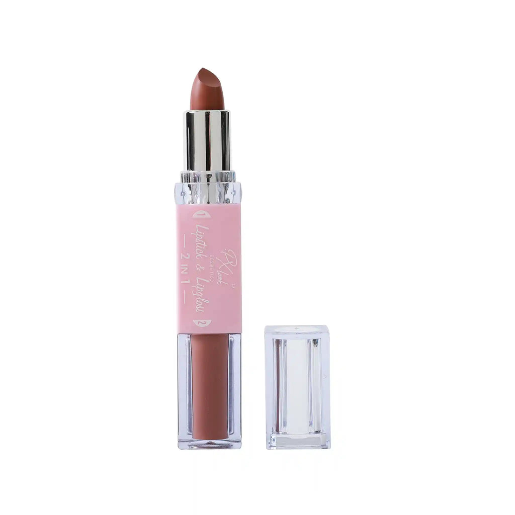 2-in-1 Lipstick and Lip Gloss Combo