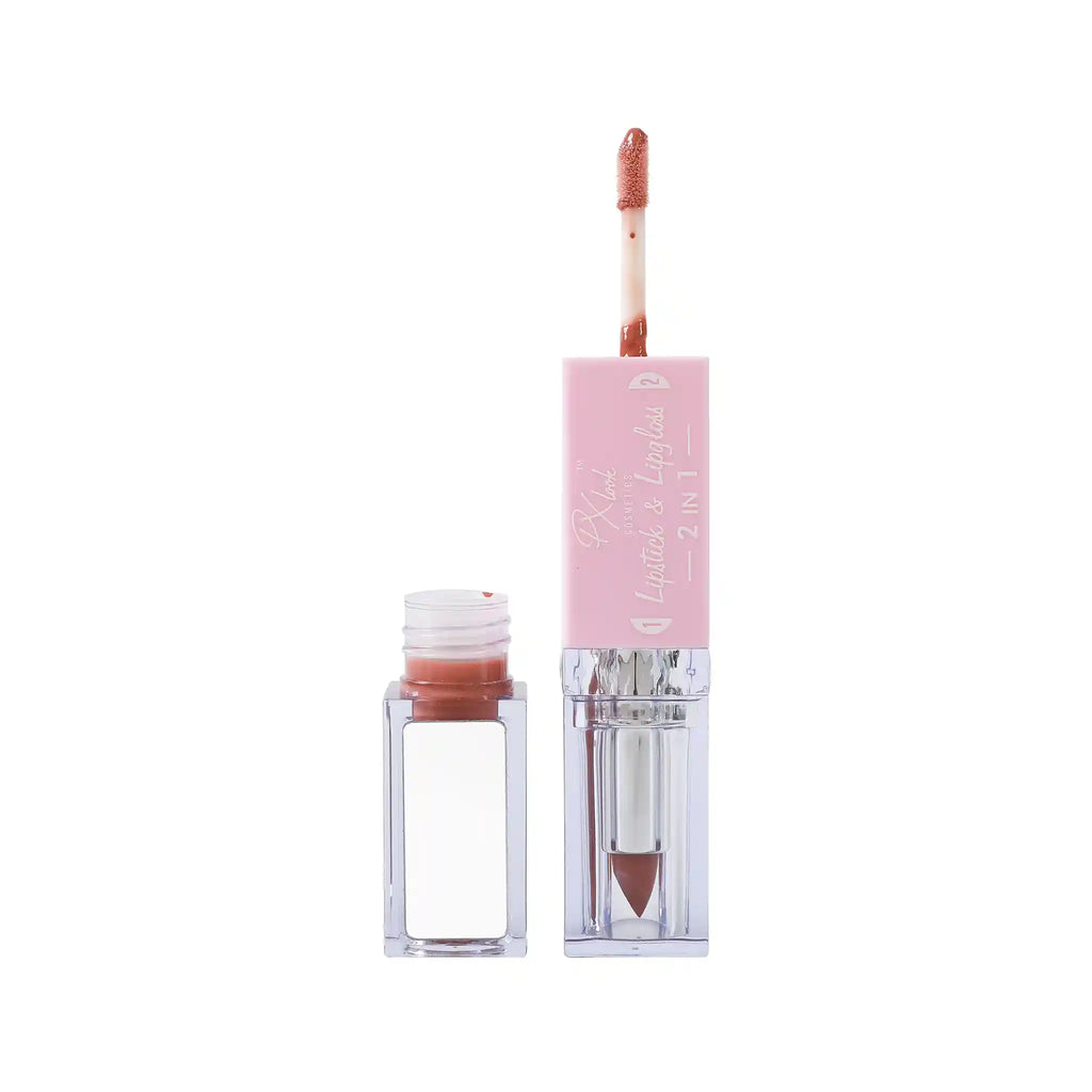 2-in-1 Lipstick and Lip Gloss Combo