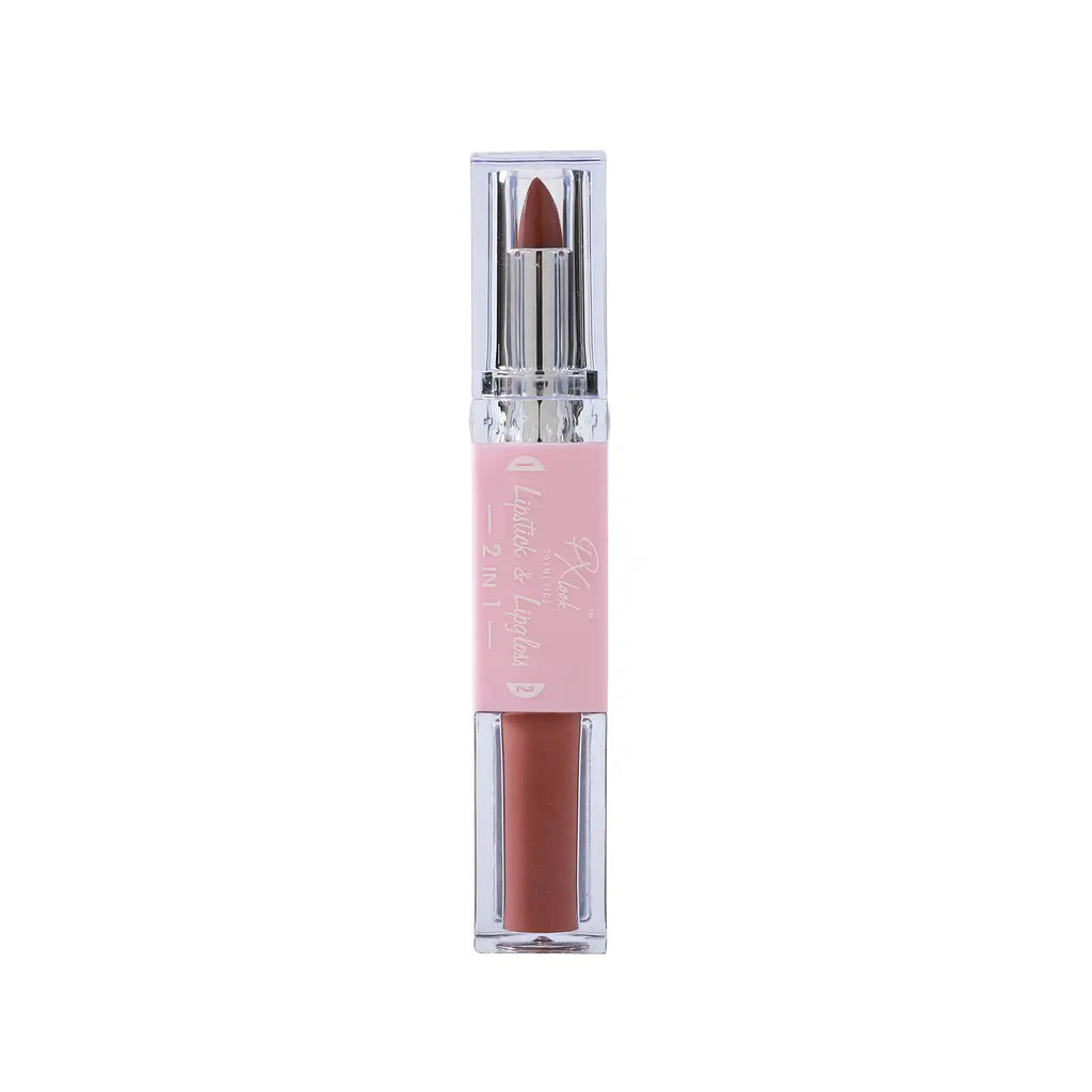 2-in-1 Lipstick and Lip Gloss Combo