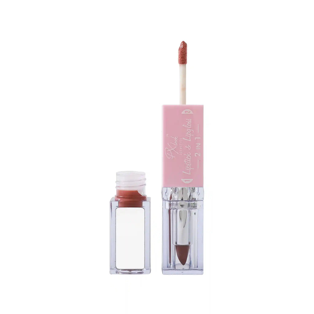 2-in-1 Lipstick and Lip Gloss Combo