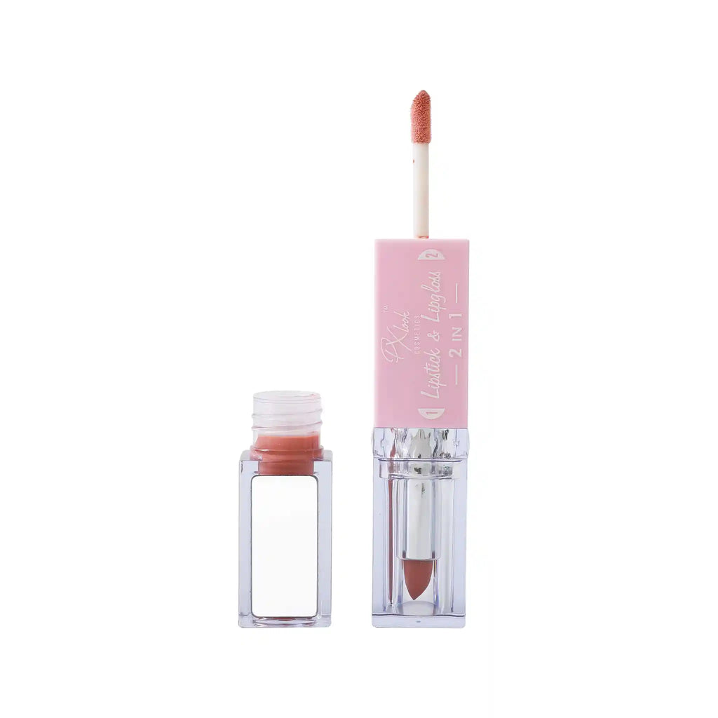 2-in-1 Lipstick and Lip Gloss Combo