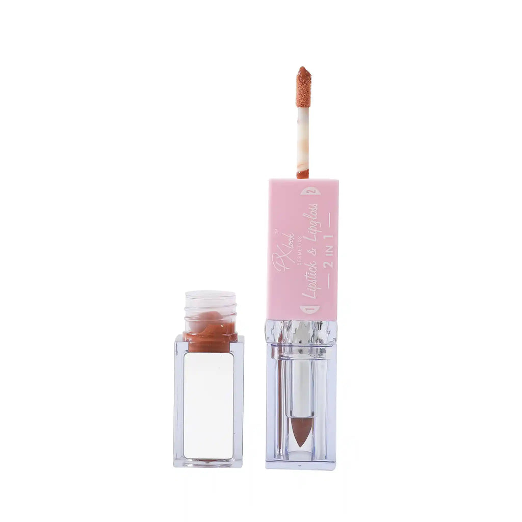 2-in-1 Lipstick and Lip Gloss Combo