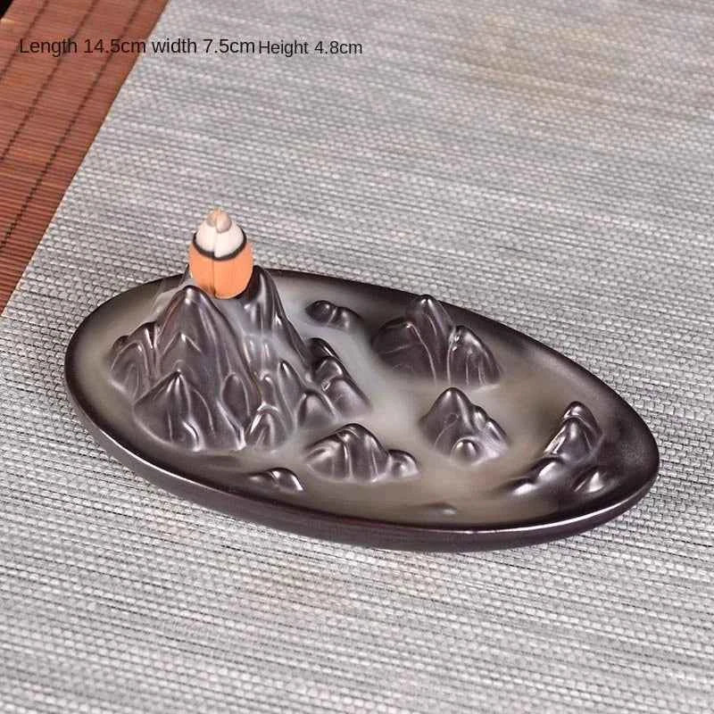 Backflow Incense Burner Ceramic Incense Burner Incense Burner Incense Utensils Tea Ceremony Zen Home Creative Small Ornaments