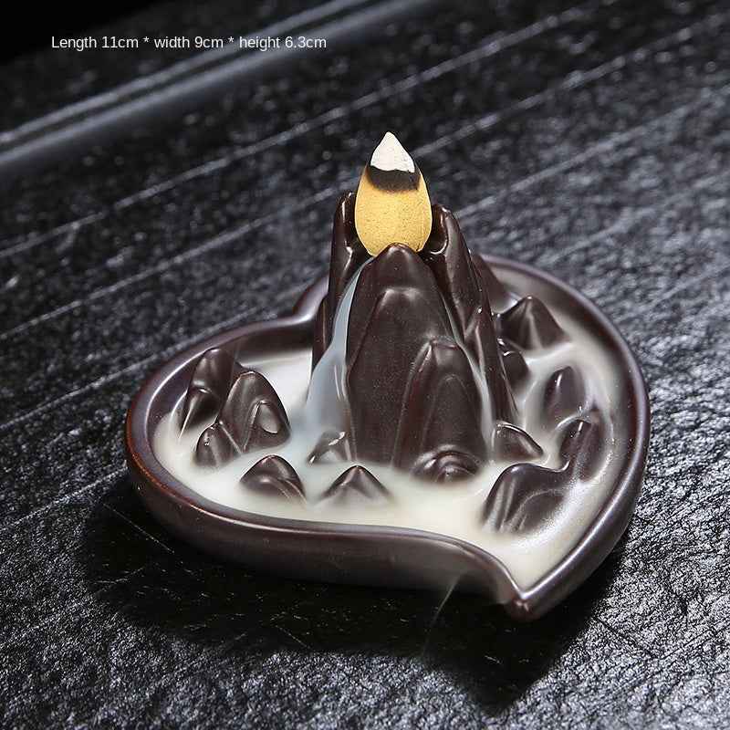 Backflow Incense Burner Ceramic Incense Burner Incense Burner Incense Utensils Tea Ceremony Zen Home Creative Small Ornaments
