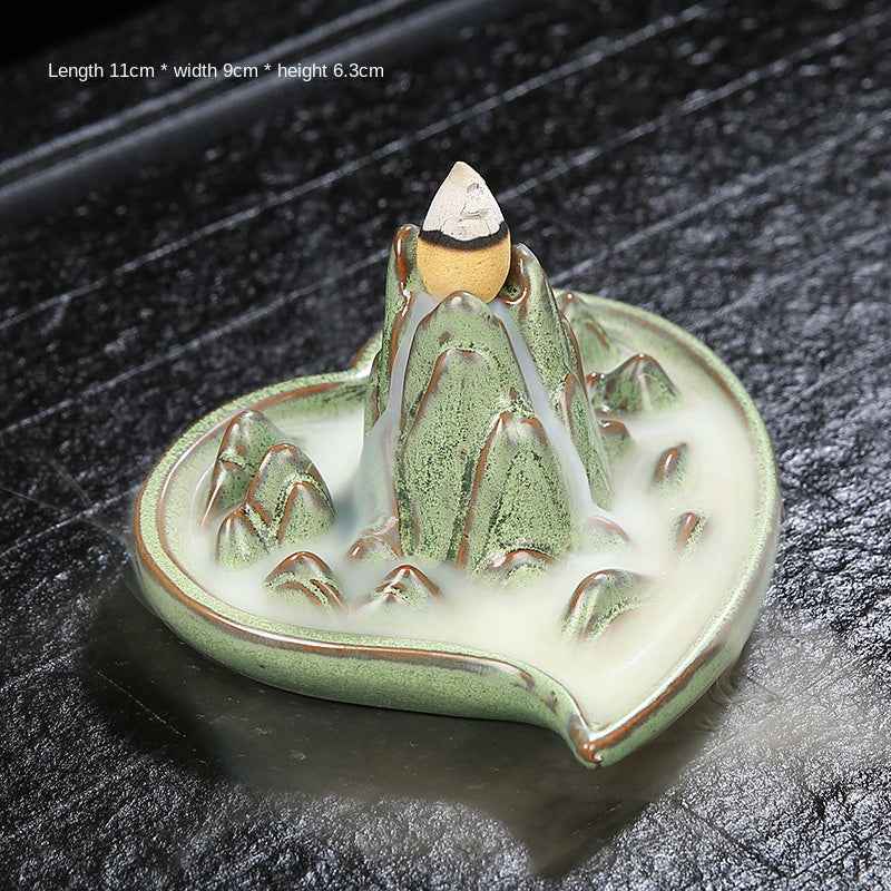 Backflow Incense Burner Ceramic Incense Burner Incense Burner Incense Utensils Tea Ceremony Zen Home Creative Small Ornaments