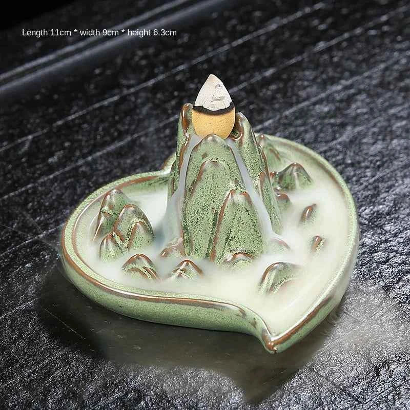 Backflow Incense Burner Ceramic Incense Burner Incense Burner Incense Utensils Tea Ceremony Zen Home Creative Small Ornaments