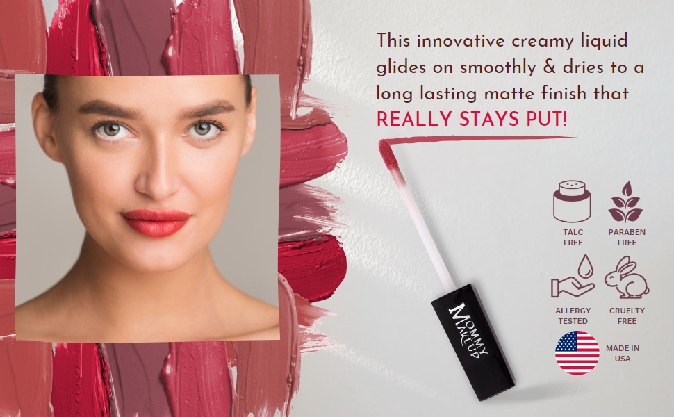 Mary Ann Stay Put Matte Lip Cream | Stunning Kiss-Proof Lipstick
