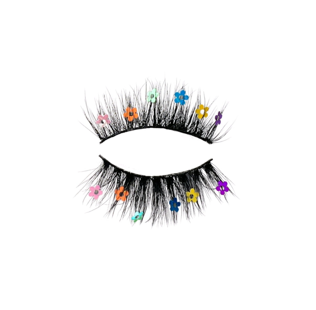 Sequin Flower Lashes 20mm