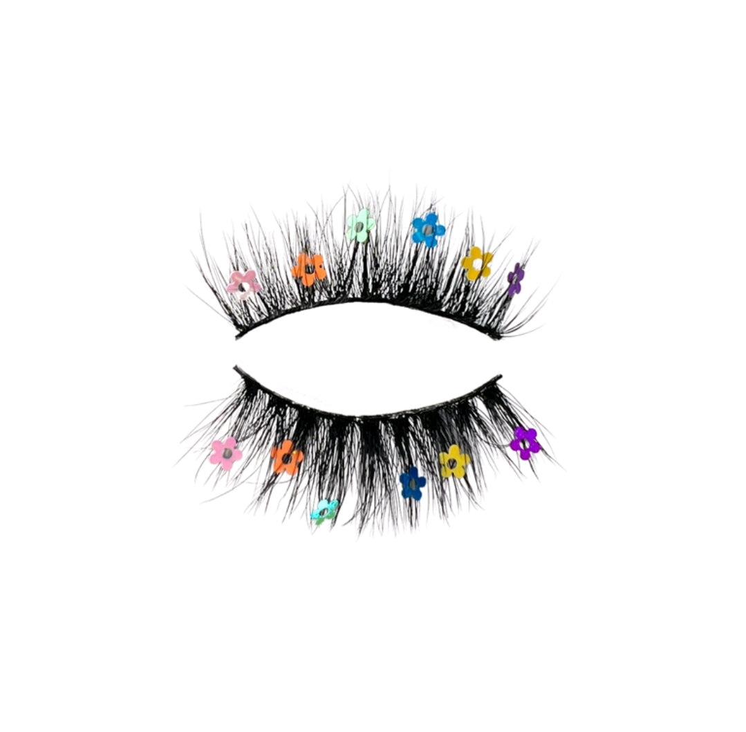 Sequin Flower Lashes 20mm
