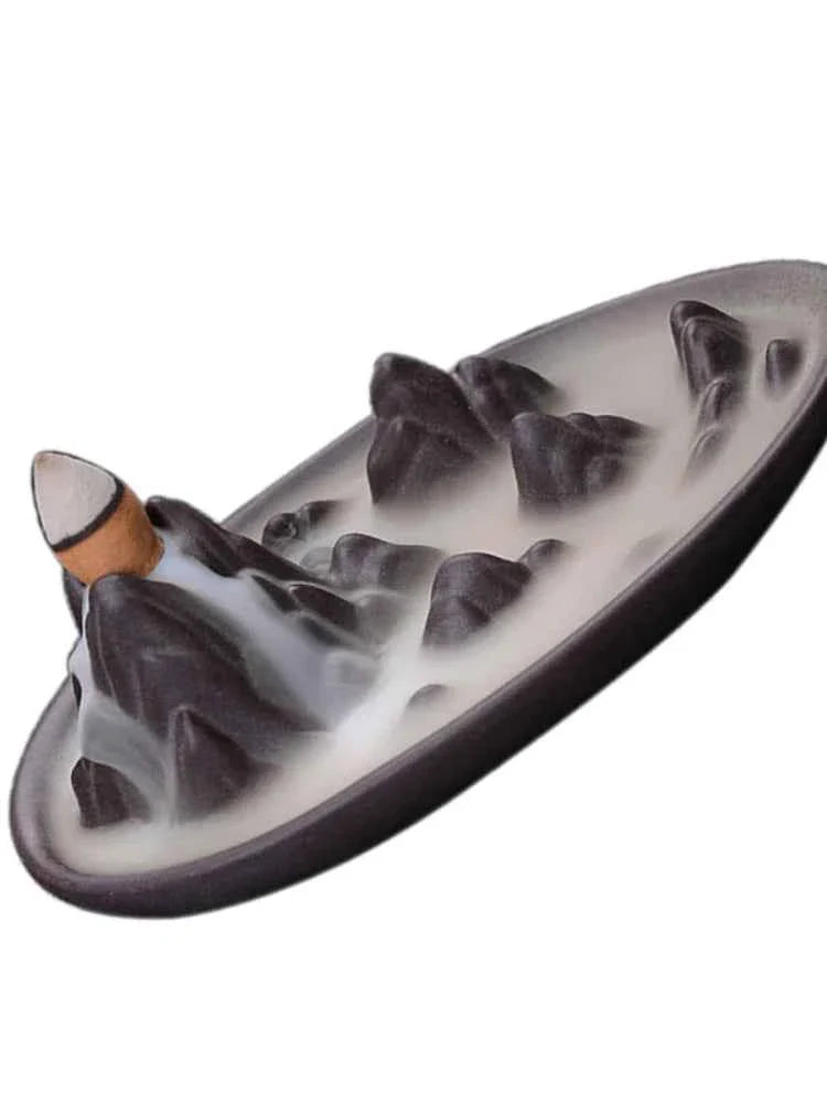 Backflow Incense Burner Ceramic Incense Burner Incense Burner Incense Utensils Tea Ceremony Zen Home Creative Small Ornaments