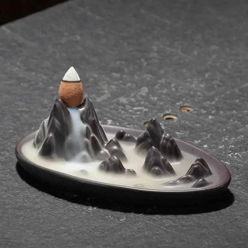 Backflow Incense Burner Ceramic Incense Burner Incense Burner Incense Utensils Tea Ceremony Zen Home Creative Small Ornaments