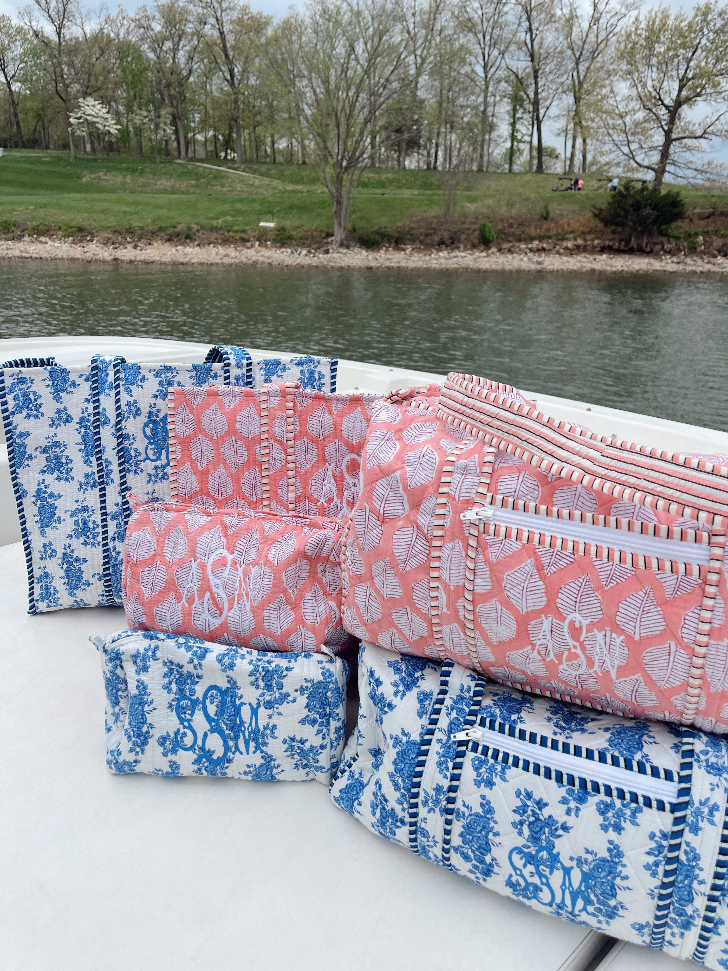 Quilted Block-Print - Aubrey Collection