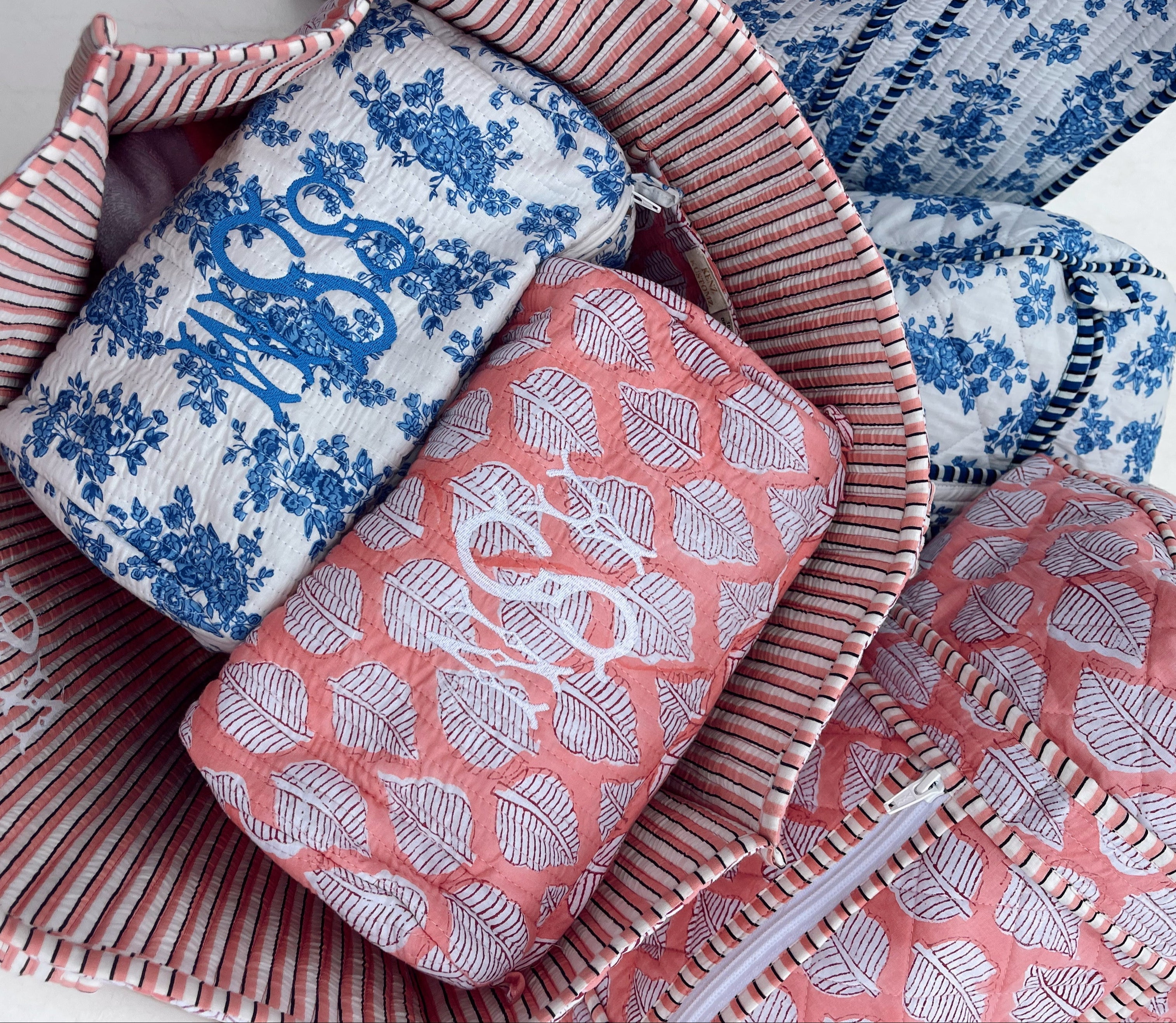 Quilted Block-Print - Aubrey Collection