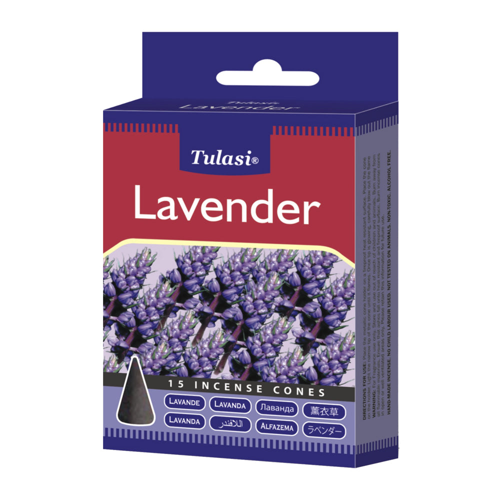 Tulasi Lavender Incense Cones