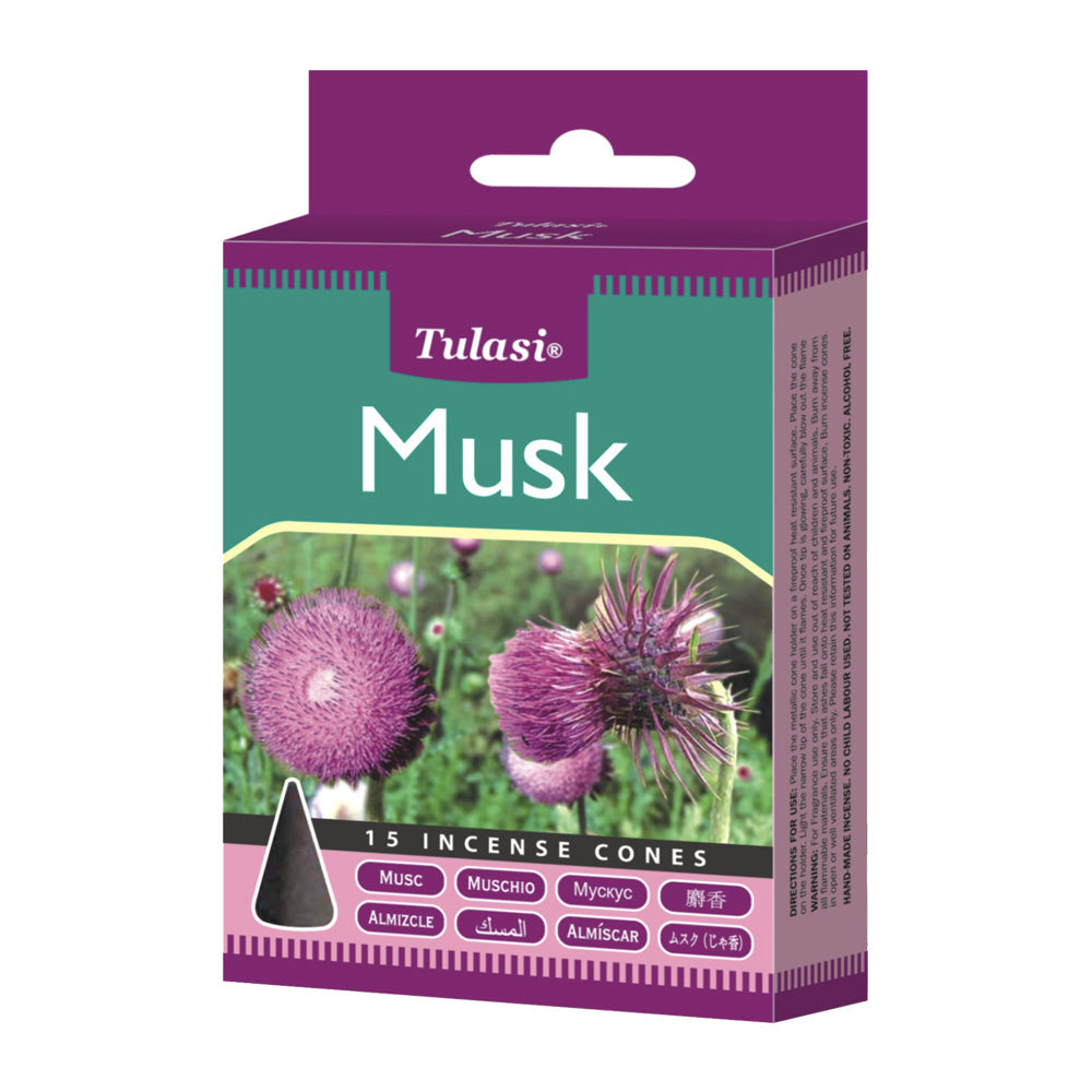 Tulasi Musk Incense Cones