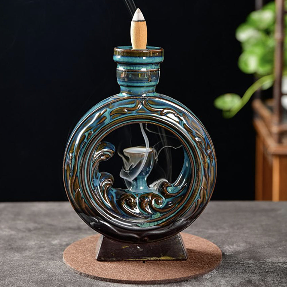 Waterfall Design Backflow Cone Burner