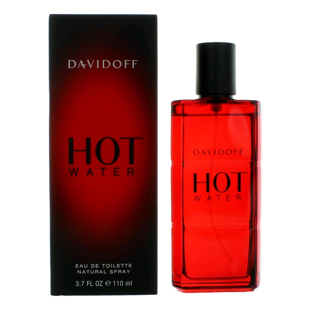 Davidoff Hot Water Eau De Toilette Spray for Men 3.7 Oz