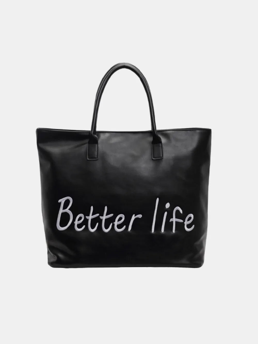 Better Life Leather Tote Bag
