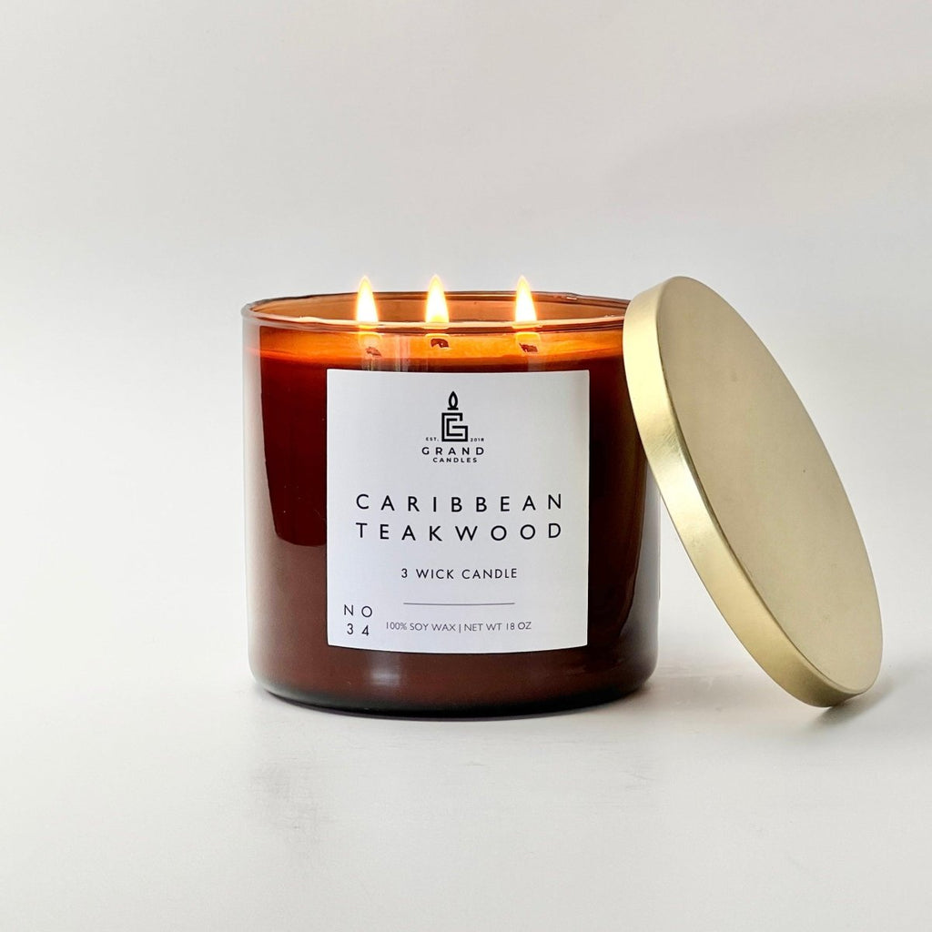 Caribbean Teakwood Soy Candle