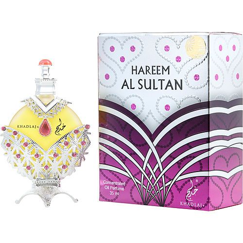 Khadlaj Hareem Al Sultan Silver by Khadlaj Concentrated Oil Perfume 1.18 OZ