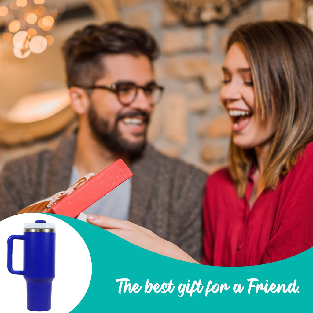 40oz V2 large capacity tumbler,  With Handle And Straw Lid, Insulated Reusable Stainless Steel Water Bottles Travel Mug Coffee Cup car cup water cup For Men Women Outdoor Camping Driving, gift