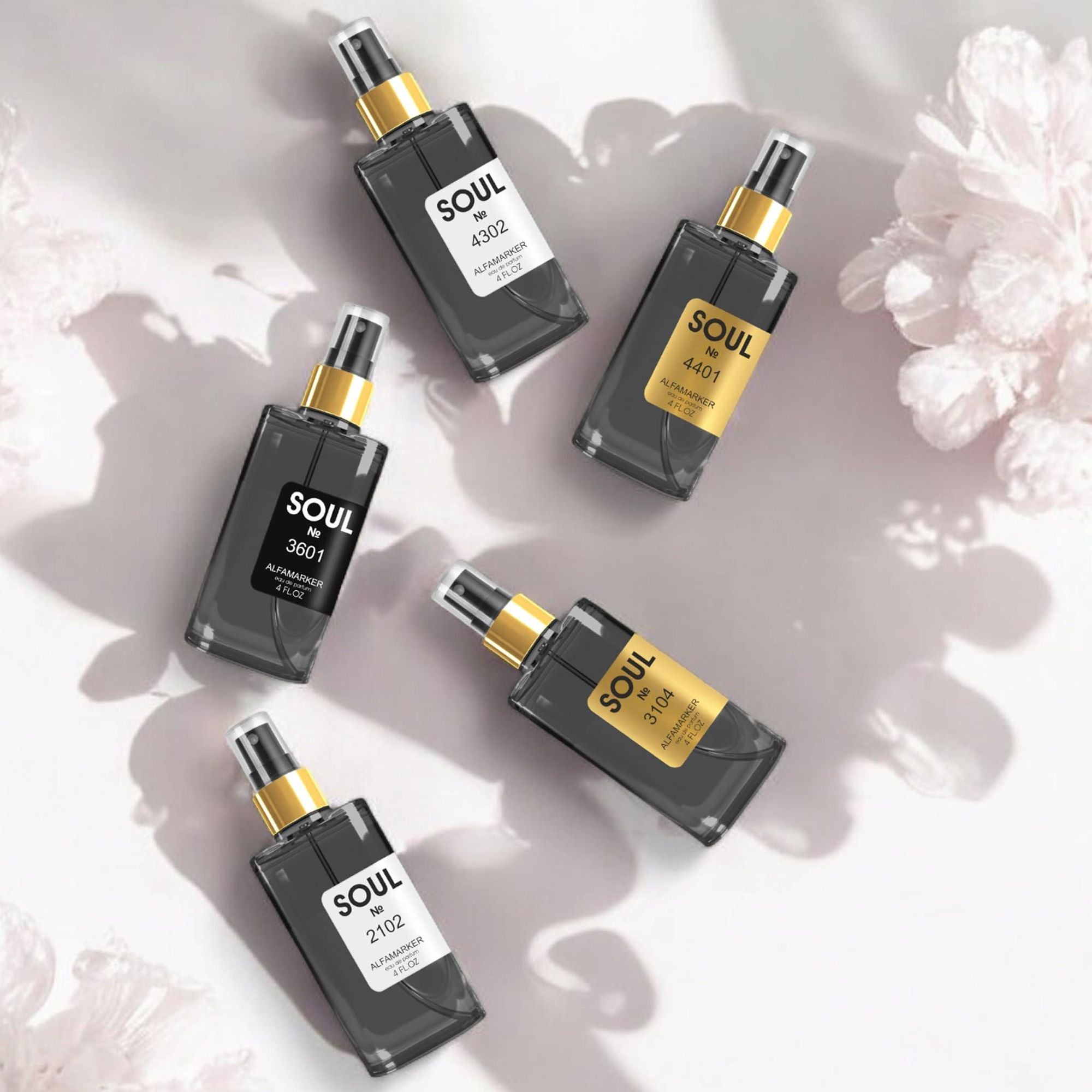 SOUL No. 2901 Impression of Be Delicious Fresh Blossom Perfume for Women Women Eau de Parfum Spray 4.0 Fl Oz 120 ml Long Lasting Fragrance