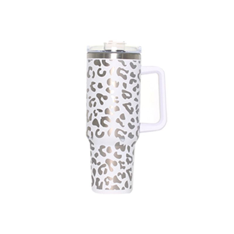 40oz Adventure Quencher Tumbler T hermos Vacuum Cups With Handle Stainless Steel Travel Water Cup Stay Ice Cold Car Coffee Mug