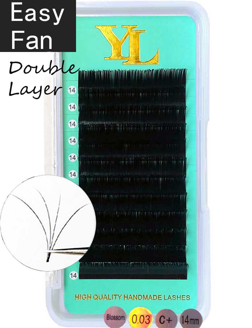 Easy Fan -Smart Fan - Blossom [0.03mm 12 lines] Cashmere Lashes