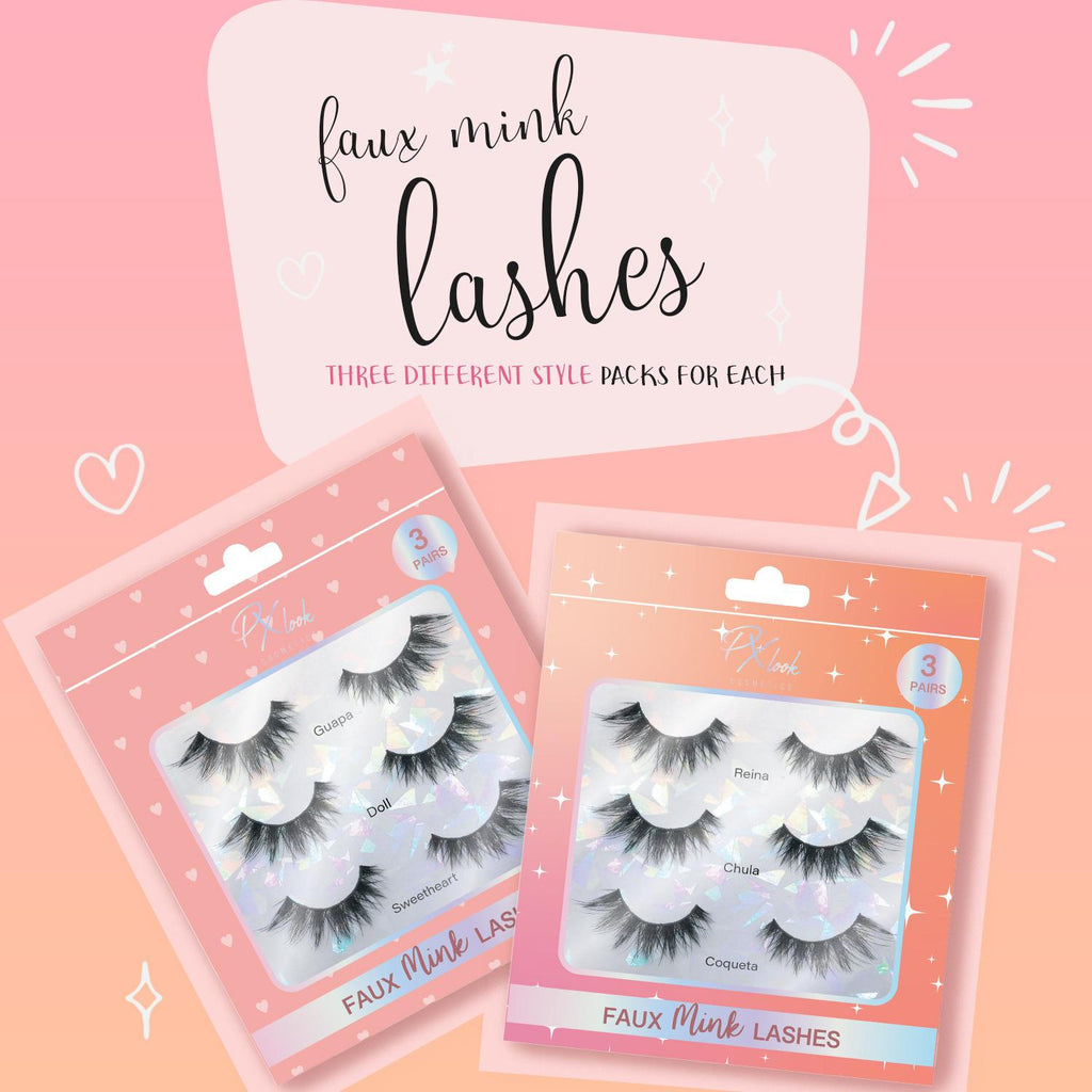 3 Pair Faux Mink Lashes Set