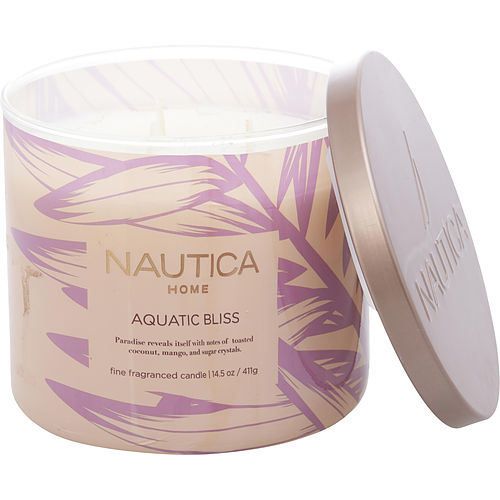 Nautica Aquatic Bliss by Nautica Candle 14.5 oz