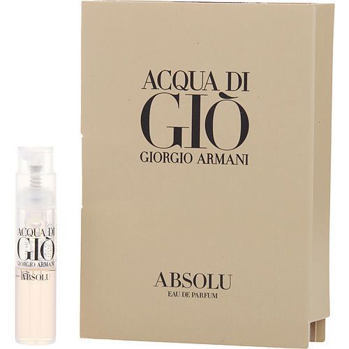 Acqua Di Gio by Giorgio Armani Eau De Parfum Spray Vial On Card
