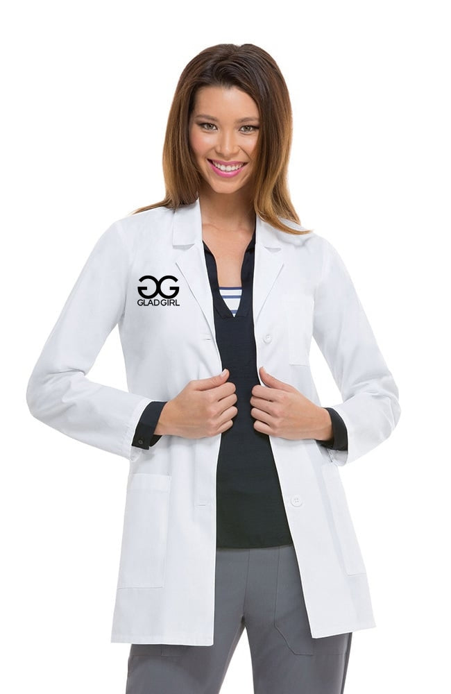 GladGirl Professional Eyelash Artist, Spa and Salon Lab Coat