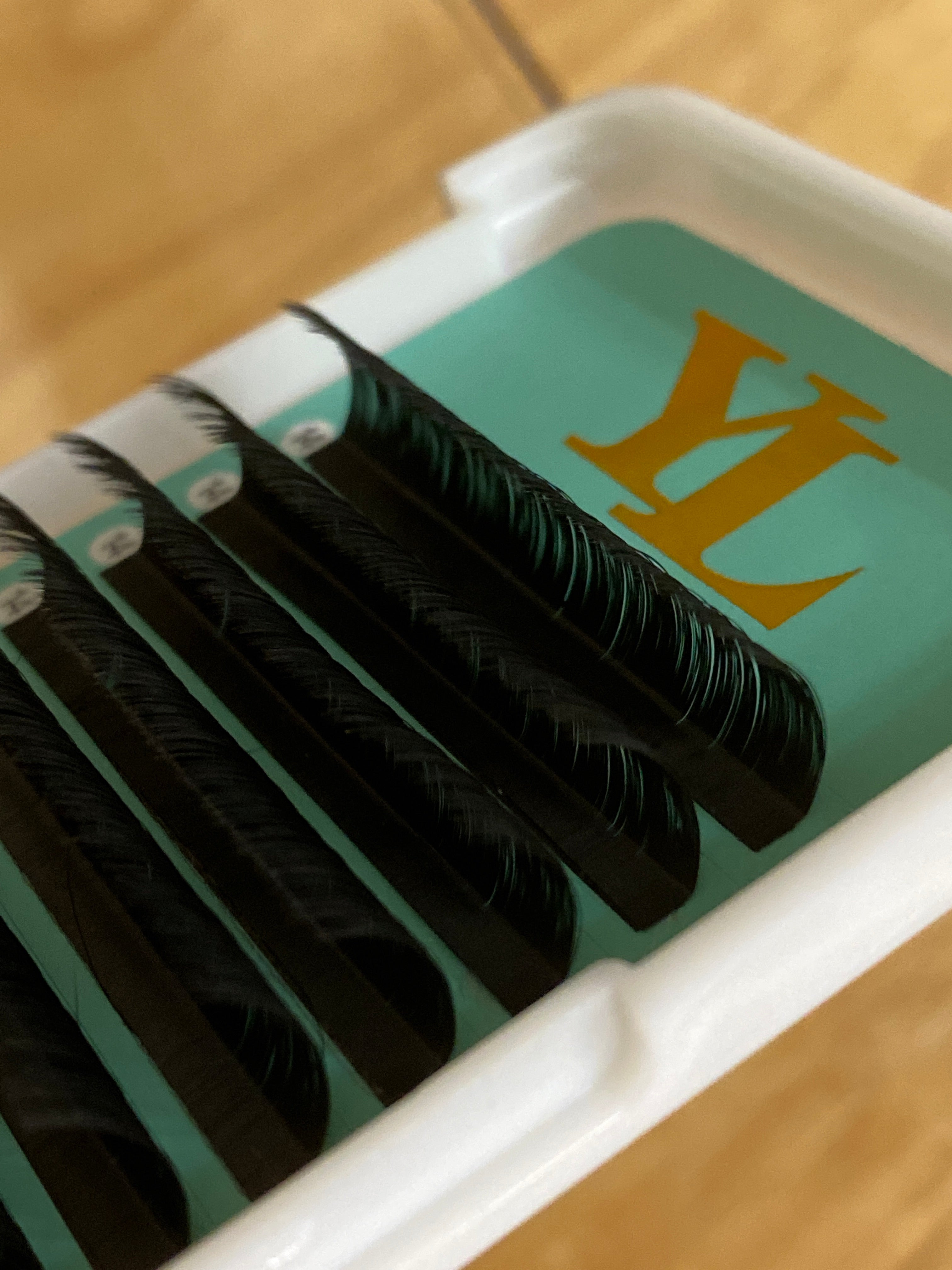 LC, LD Curl Lashes Cashmere Extra Matte Dark Black Lashes 0.03mm