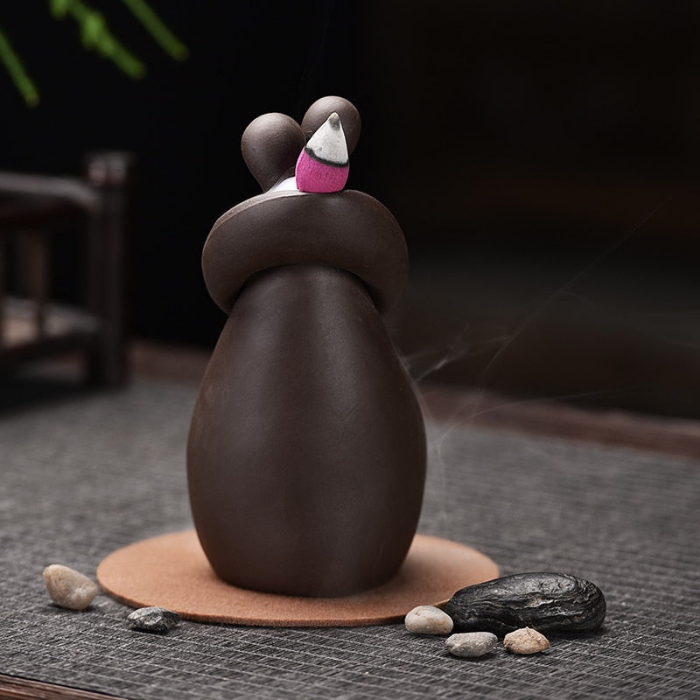 Incense Burner Couple Hug