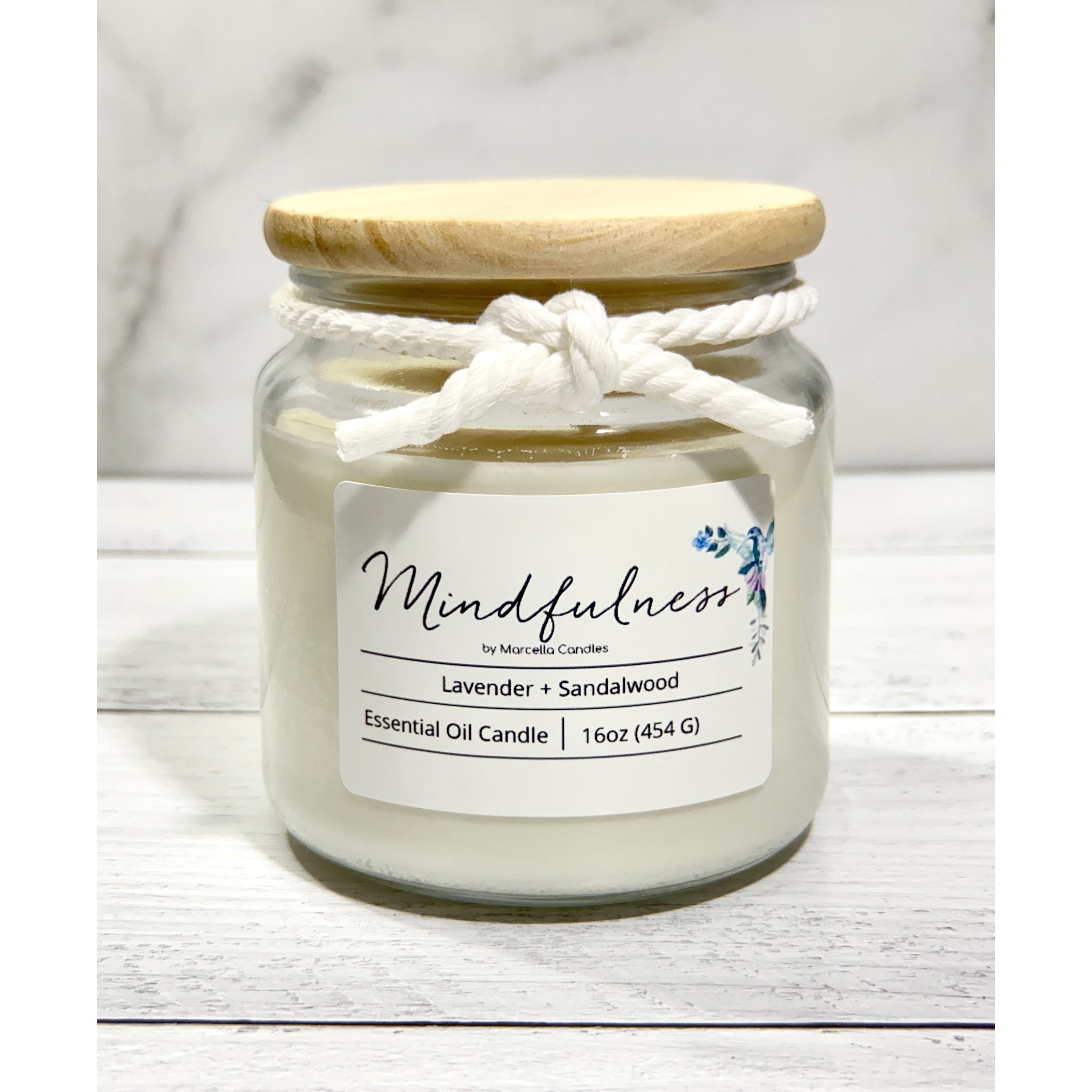 Mindfulness Lavender + Sandalwood Aromatherapy Candle
