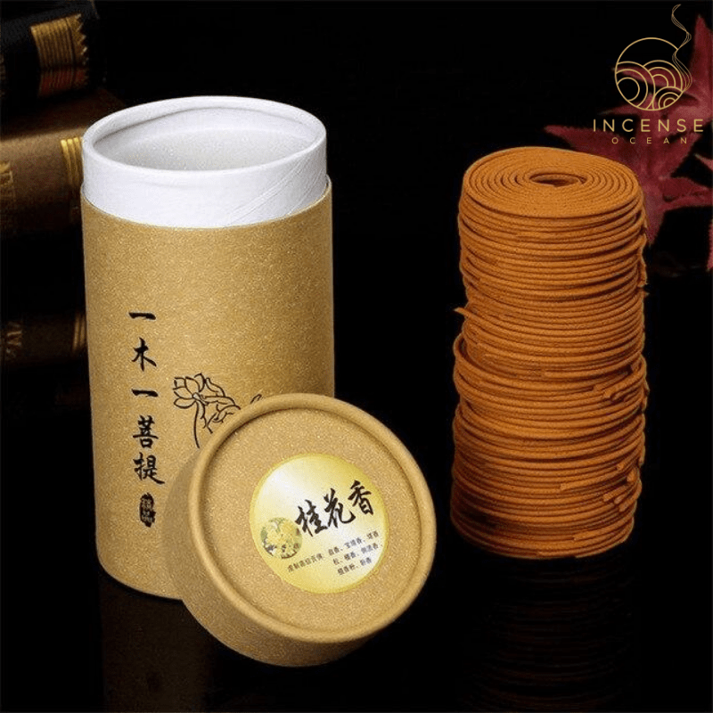 Natural Sandalwood Incense Coils (120 coils per package)