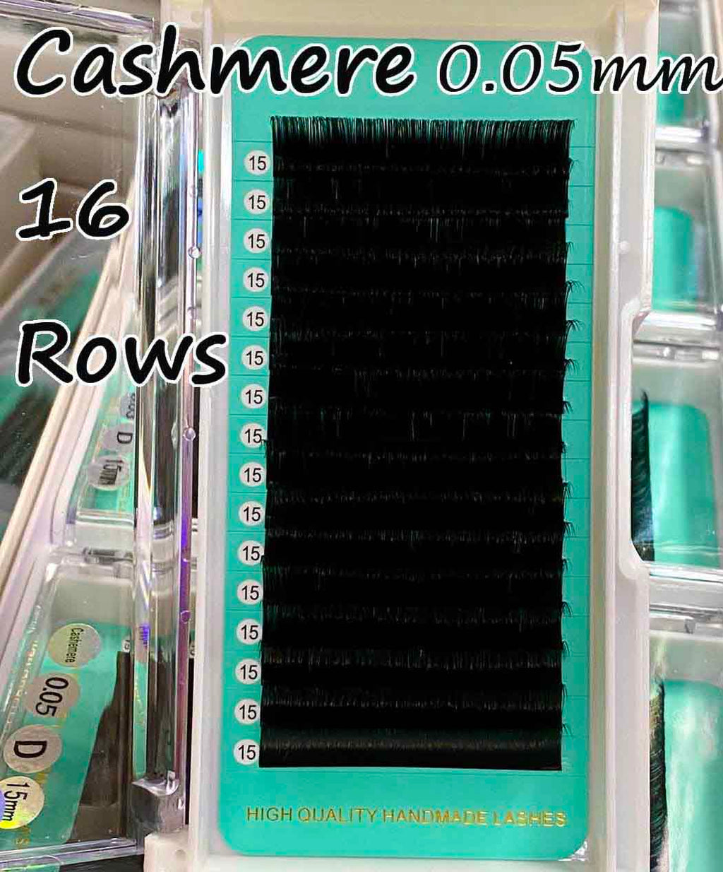 Cashmere Extra Matte Dark Black Lashes 0.05mm [16-lines]