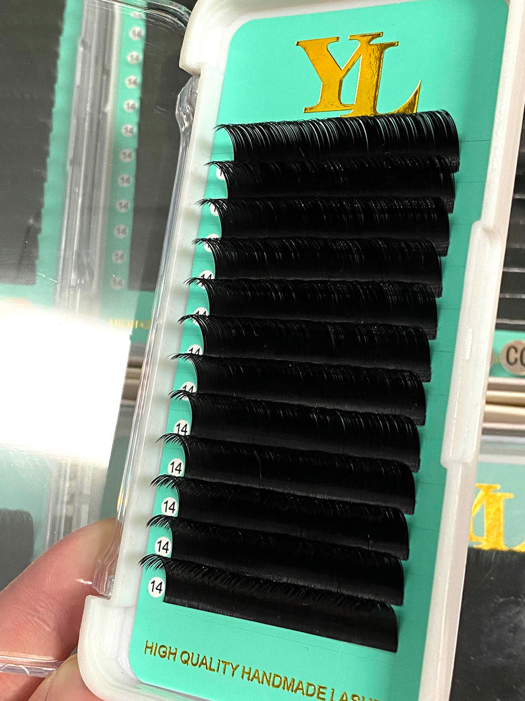 Flat Lashes/ Ellipse Lash 0.15mm [Extra Matte Dark Black-8 to 18mm]